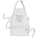 "Painting is easy when you don't know how, but ... Apron