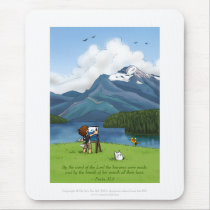 Painting Mountains Mousepad