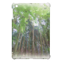 painting of a forest ipad mini cases