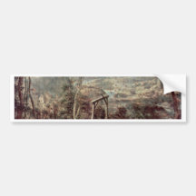 Painting Of A Gallow By Pieter Brueghel The Elder Bumper Sticker