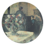 Painting of an Interior at Rue Carcel - 1881 Dinner Plate