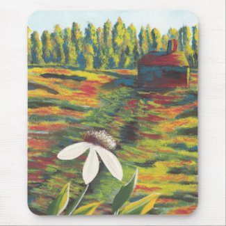 Painting of Flower Meadow & Shack