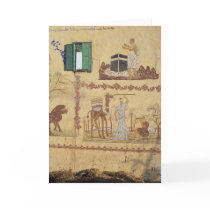 Painting of Hajj or Umra on Village Wall cards