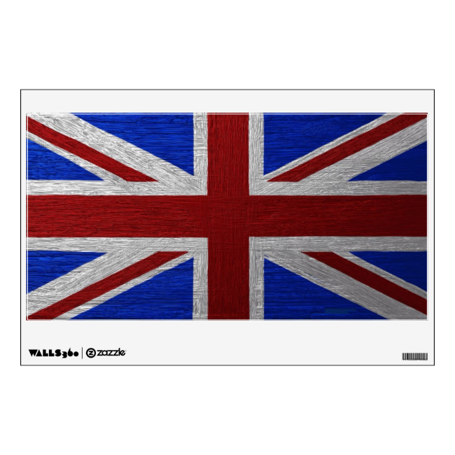 Painting of Union Jack Room Decal