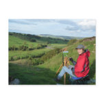 "Painting on Harehaugh" Postcards