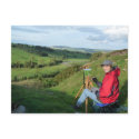 "Painting on Harehaugh" postcards