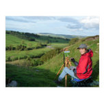 "Painting on Harehaugh" Postcards