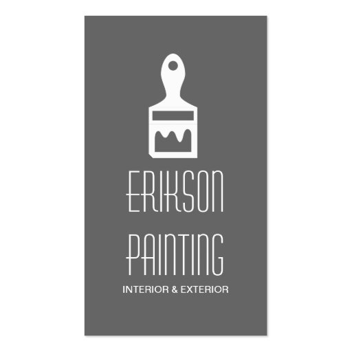 Painting Painter Construction Business Card