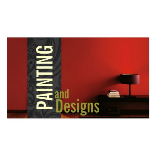 Painting, Painter Construction, Design Business Card (front side)