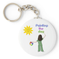 Painting the Day Keychain