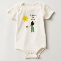 Painting the Day Onesie t-shirts