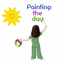 Painting the Day photosculpture