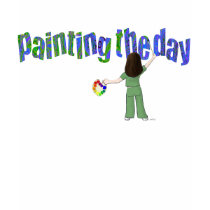 Painting the Day Tee t-shirts