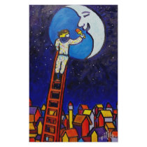 Painting the Moon stationery