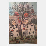 Painting the Roses Red 3 Hand Towel
