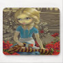 "Painting the Roses Red" Mousepad