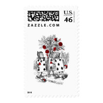 Painting the Roses Red Stamp