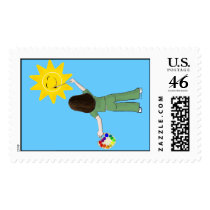 Painting the Sun Postage postage