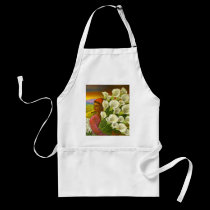 Painting Woman With Cala Lilies Art - Multi aprons