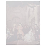 Paintings By John Gay'S Beggar'S Opera "Scene V" Letterhead Design