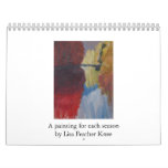 Paintings by Lisa Feather Knee Wall Calendar