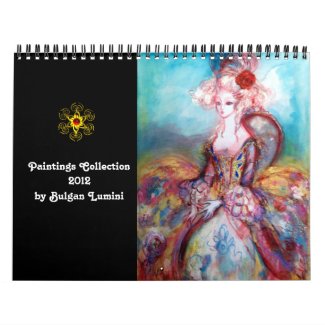 Paintings Collection by Bulgan Lumini - 2012 zazzle_calendar