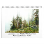Paintings from America's National Parks Wall Calendar