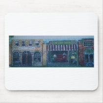 paintings on old building(In okla) mousepads by kkincade12 paintings on old building(In okla) mousepads