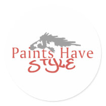 Paints Have Style Round Stickers