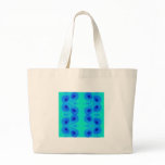 paintwash fractal tote bags