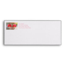 Pair of Bleeding Hearts Flowers envelopes