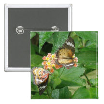Pair of Butterflies Button