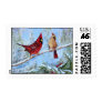 Pair of Cardinals Postage Stamps