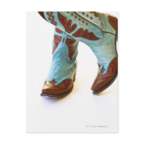 Pair of cowboy shoes 3 postcard