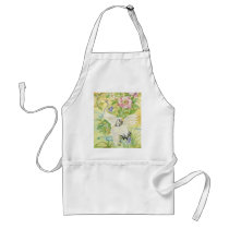 Pair of Cranes Apron by HandPrintsOnMyHeart Pair of Cranes Apron