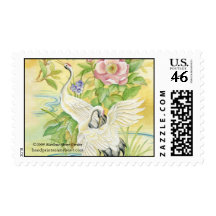 Pair of Cranes Postage