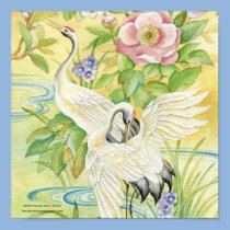 Pair of Cranes Print posters