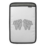 Pair of Cute Elephants. Couple. MacBook Air Sleeve