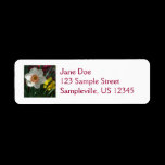Pair of Daffodils Return Address Label