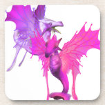 Pair of Dragons Cork Coasters