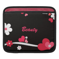 Pair of hearts and flowers rickshaw sleeves
