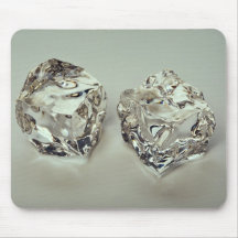 Pair of Ice cubes Mousepads