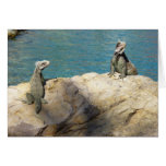 Pair of Iguanas Card