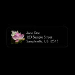 Pair of Lotus Flowers Return Address Label