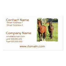 Pair of Morgans Business Cards