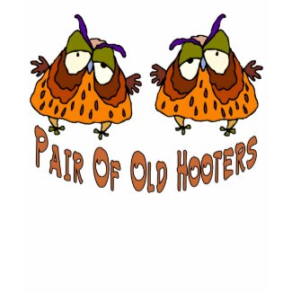 Pair of old Hooters shirt