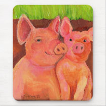 Pair of Pig Pals Mousepad (aka Pig pad)