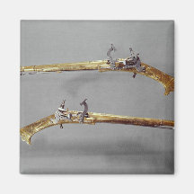 Pair of pistols, 1624-26 fridge magnets