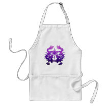 Pair of Purple Dragons on Gifts and Apparel Aprons