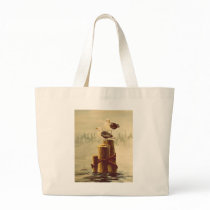 PAIR of SEAGULLS  by SHARON SHARPE Tote Bags